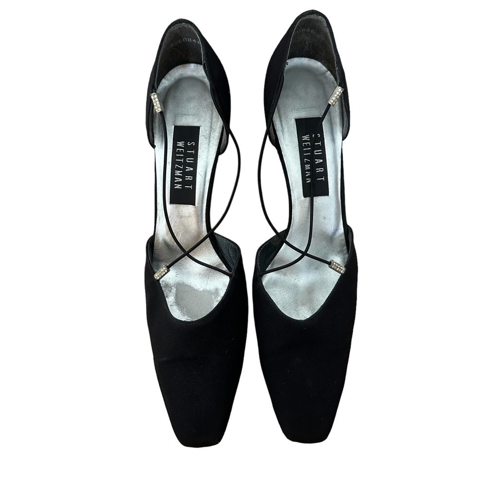 Stuart Weitzmen black fabric heels - Picture 6 of 10